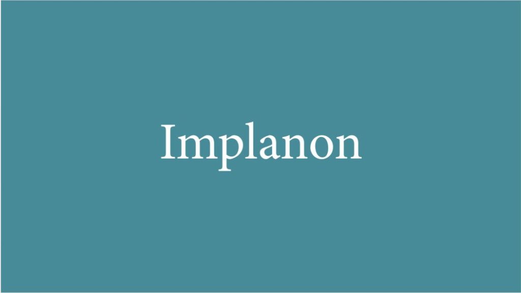 Information about contraceptive implants